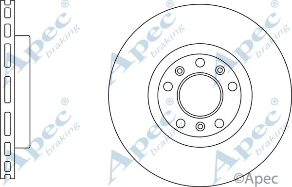 APEC BRAKING stabdžių diskas DSK3138